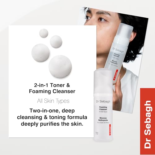 2-in-1 Facial Toner and Cleanser for Oily Skin - Deep Pore Makeup Remover