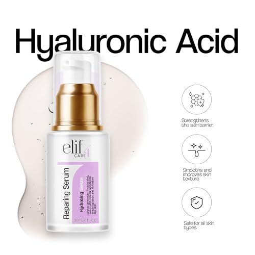 Repairing Hyaluronic Acid Serum ? Deep Hydration & Anti-Aging Face Serum ? Multi-Molecular HA + Vitamin B5 ? Fills Fine Lines, Boosts Elasticity ? 30ml ? Oil-Free, Vegan, Made in USA