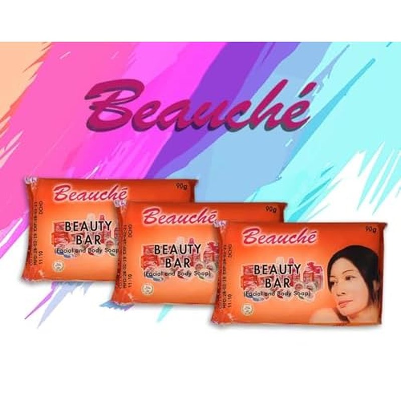 Beauche Beauty Bar 90g (Pack of 3), Orange