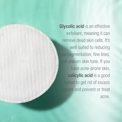 Gentle Purifying Astringent Pads - Skin Exfoliating Facial Pads, 60 Count