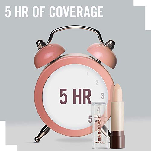 Rimmel Hide the Blemish Concealer Stick Ivory 0.16oz Pack of 4 - Clear Cap