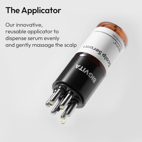 Scalp Serum for Hair Growth with Massaging Applicator, Biotin & Centella – Thicker Fuller Hair Support