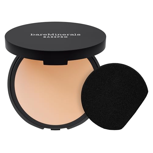 bareMinerals Barepro Skin-Perfecting Powder Foundation, Matte Pressed Powder Foundation Full Coverage, Oil Control, Dermatologist-Tested, Longwear Mineral Matte Complexion