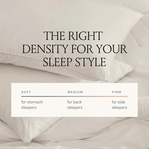 Boll & Branch Down Alternative Pillow, Standard, Medium – 1 Pillows