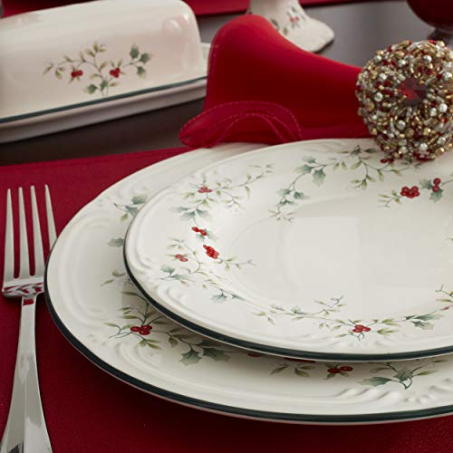 Winterberry 16-Piece Dinnerware Set for 4 - Holiday & Everyday Use