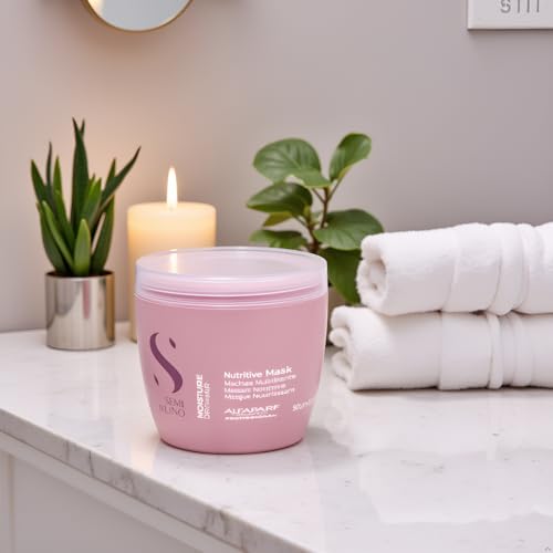 Alfaparf Milano Semi di Lino Moisturizing Hair Mask for Dry Hair 16.9 Fl Oz