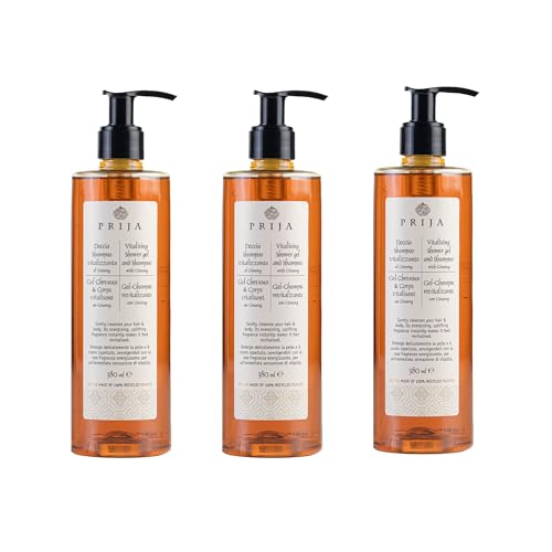 Revitalising Ginseng Shampoo & Body Wash Set - 3 Pack, 12.85 fl oz Each
