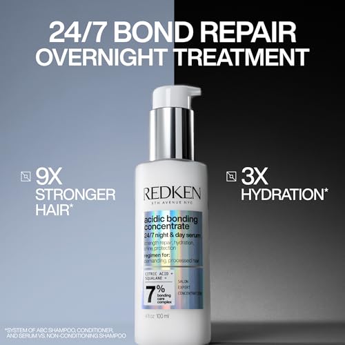 Redken Acidic Bonding Concentrate Night & Day Serum for Damaged Hair - 1.6 Fl Oz
