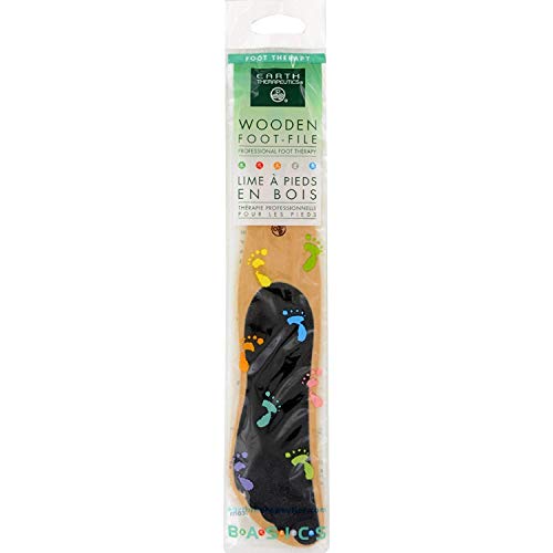 Wooden Foot File Callus Remover for Feet, Elbows & Knees - 4 Pack