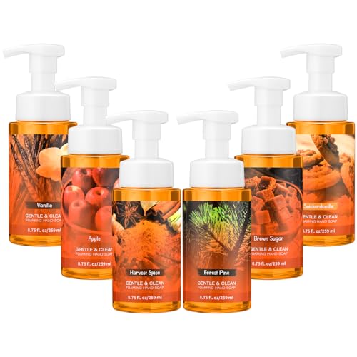 Fall Foaming Hand Soap Set - Autumn Scents, 8.75 fl oz, 6 Pack