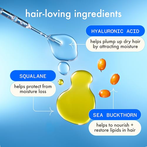 Amika Hydro Rush Moisture Mask with Hyaluronic Acid - 16 Fl Oz Hair Treatment