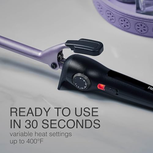 Anti-Static ½-Inch Curling Iron with Titanium Coating, Ceramic Barrel, Fast Heat-Up