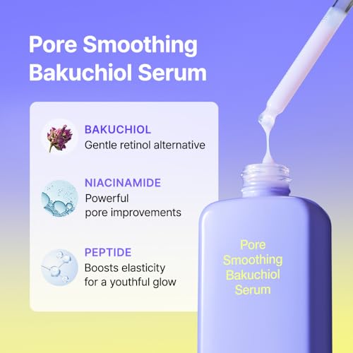 By Wishtrend Vitamin A-mazing Bakuchiol Serum for Pore Care & Skin Revitalization – 1 Fl Oz