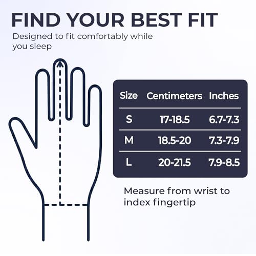 Organic Cotton Fingerless Gloves for Sensitive Hands - Gray / Medium