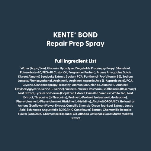 Detangling Hair Spray with Almond & Green Tea - Repair & Shine Leave-In for Damaged Hair 8 Fl Oz - USA Made