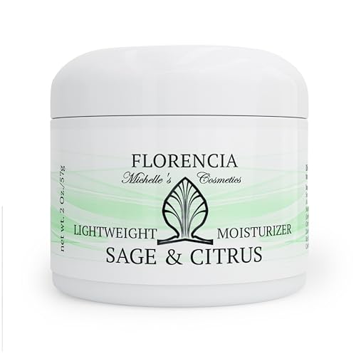 Florencia Sage & Citrus Lightweight Face Moisturizer for Oily & Sensitive Skin 2 oz