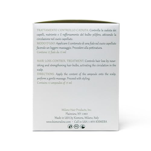 Kismera Hair Loss Control Treatment Ampoules - 12 Pack 15ml