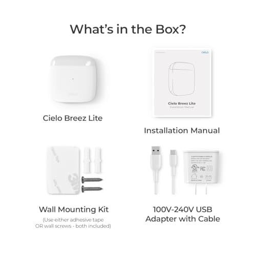 Cielo Breez Lite Smart AC Controller for Mini-Split & Window Units - White