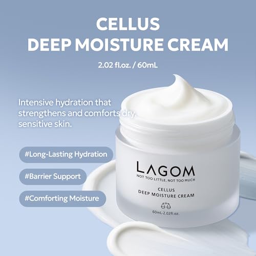Deep Moisture Cream with Ceramide and D-Panthenol - Hydrating Face Moisturizer