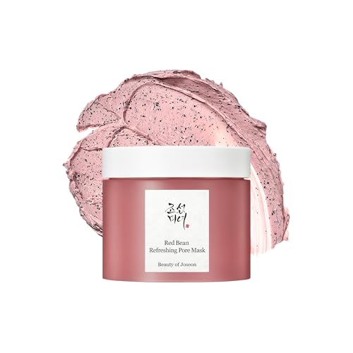 Korean Red Bean Pore Mask with Green Plum Cleanser - Hydrating Skincare Set