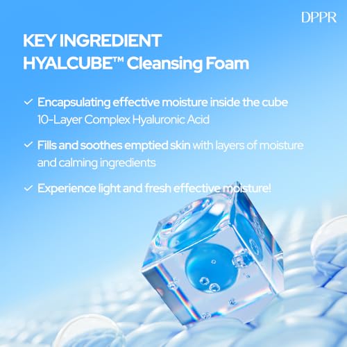 Hydrating Facial Cleanser with Hyaluronic Acid for Dry Skin - Pore Care & Glass Skin