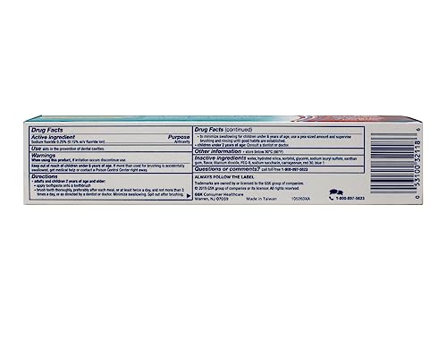 Aquafresh Cavity Protection Toothpaste Tube Cool Mint 5.6 oz | Pack of 6