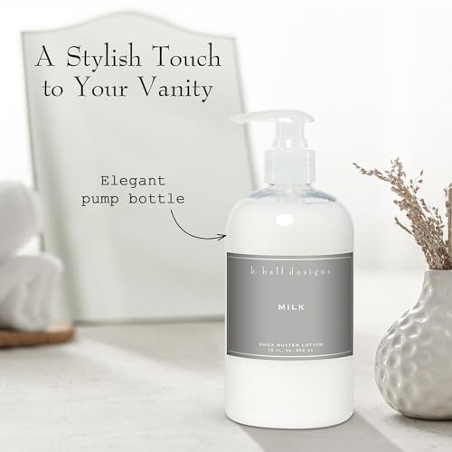 Milk Scented Shea Butter Body Lotion for Dry Skin - Sweet Coconut & Vanilla