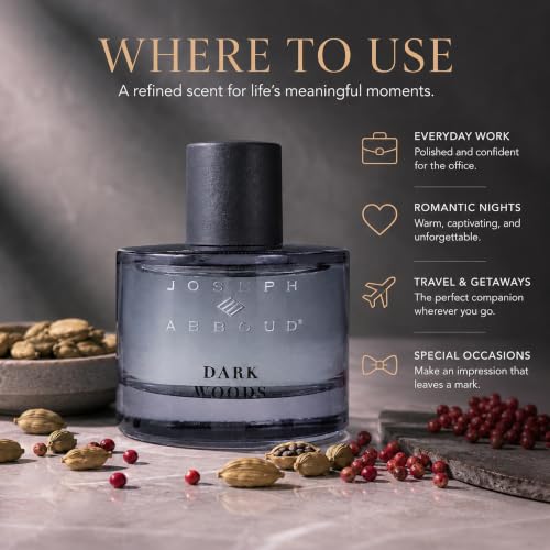Dark Woods Men’s Eau de Parfum 3.4 fl oz - Warm Woody Fragrance