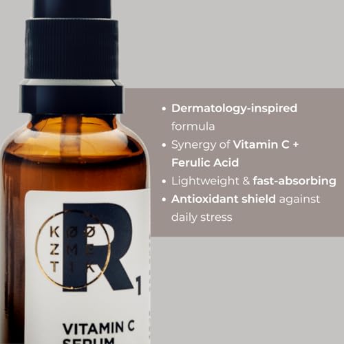 Vitamin C Face Serum with Ferulic Acid - Brightening Anti-Aging Skin Care - R 1 Variant
