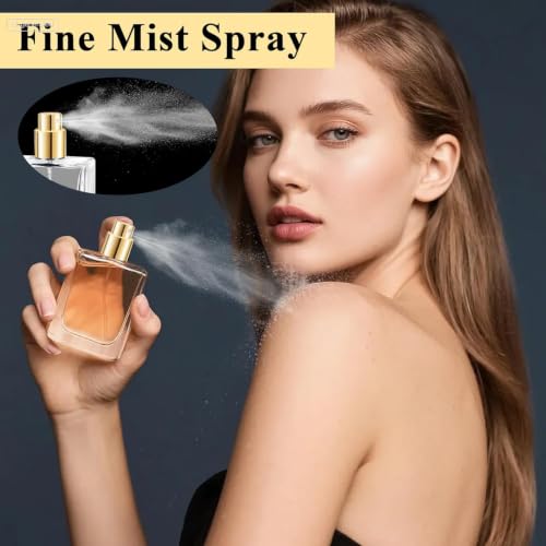 12 Pack 10oz Refillable Glass Perfume Spray Bottles with Droppers & Funnels