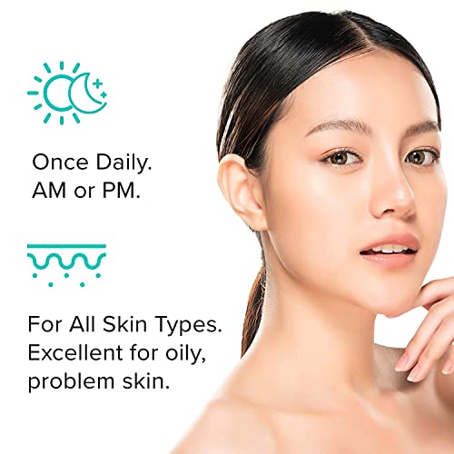 ClarityRx Down + Dirty Detoxifying Charcoal Based Exfoliating Face Wash, Natural Facial Scrub Micro Exfoliant for Oily Skin, Paraben Free, Cruelty Free