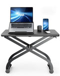 Small Adjustable Laptop Desk Stand - Ergonomic Standing Converter