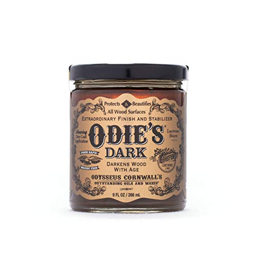 Dark Wood Finish Oil - Food Safe Stabilizer for Interior Furniture & Floors 9oz