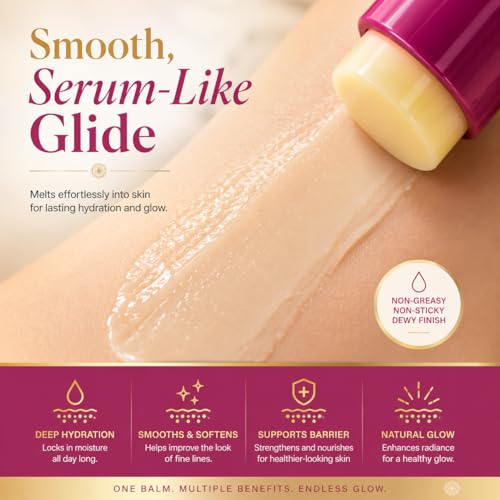 Hydrating Face & Lip Balm Stick with Noni, Ceramides & Peptides – Multi-Use Skin Repair