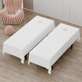 MAYOKEN¢ç 2PCS Massage Table Sheets with Face Hole ? 95" x 56" Extra-Large Polyester Cover, Wrinkle-Resistant, Machine Washable, Durable Massage Table Sheets for Professional Spa & Salon Therapy