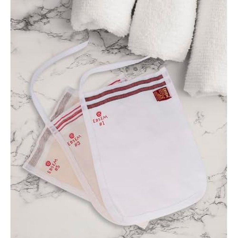 3 Different Gloves Turkish Bath Hamam Hammam Spa Exfoliator Peeling Kese Mitt Face, Body, Foot Exfoliating Gloves