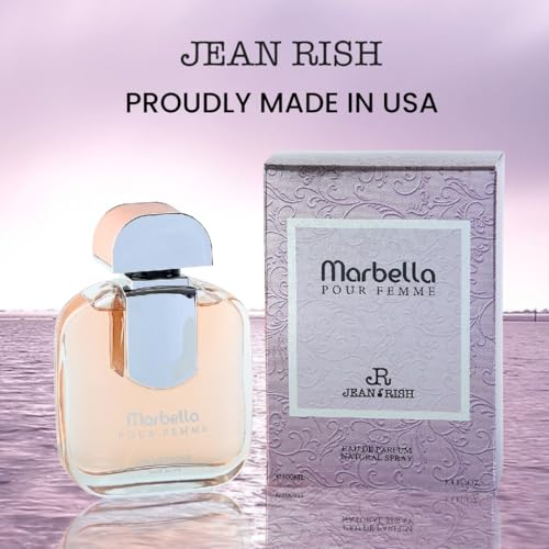 Jean Rish Marbella Vanilla Eau de Parfum for Women 100ml - Elegant, Long-Lasting Fragrance