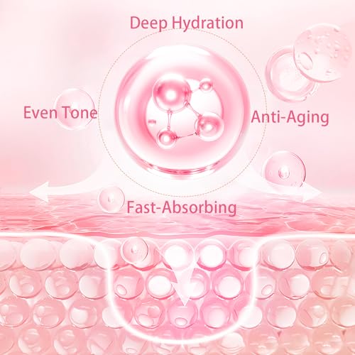 Rose 2.3% Hyaluronic Acid Facial Serum - Nourish Skin, 120ml/4.06fl.oz