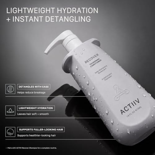 ACTIIV Recover Thickening Conditioner 16 Fl Oz Pack for Fuller Hair - Unisex