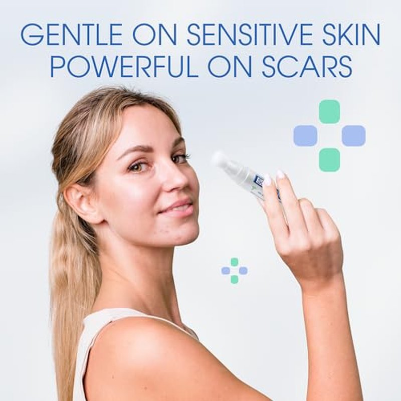 100% Silicone Scar Gel Serum ? Ultra-Soft Brush Applicator for Cosmetic Procedures & Facial Peels, Gentle Scar Care for Surgical, Acne, Burn & Keloid Scars ? Hypoallergenic & Fragrance Free