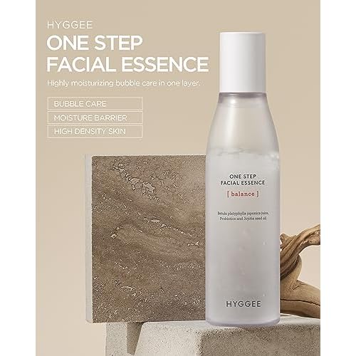 Onestep Facial Essence - Bi-Phase Hydrating Korean Toner with Birch Sap and Probiotics - Water and Oil Essence, 3.9 fl.oz.