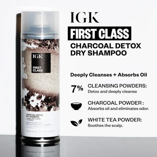 Travel Set: IGK First Class Dry Shampoo & Antisocial Hair Mask - Volume & Nourishment
