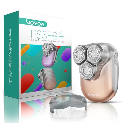 Women’s Electric Shaver - 3D Floating Razor, Waterproof, Gold