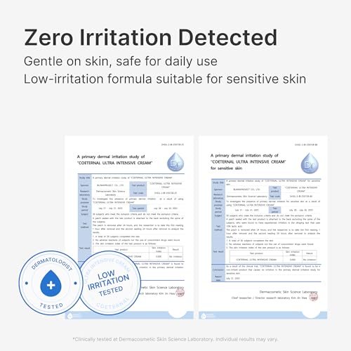 Ultra Intensive Cream, Hydrating Korean Face Moisturizer with Niacinamide, Arginine & Algae11 Extracts, Non-greasy Barrier Cream for Dry, Oily or Sensitive Skin, 50ml / 1.69 fl.oz.
