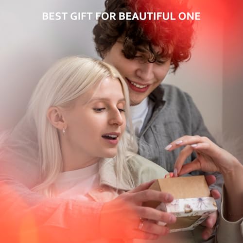 Personalised Mirror for Women, Engraved Compact Mirror with Name, Portable Makeup Mirror, Perfect for Wife, Mom, Grandma, Sister, Ideas, Travel-Friendly Cosmetic Mirror (C-Silver)