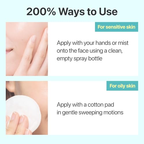 Numbuzin No.1 Calming Herb Toner 10.14 fl oz Pack of 2 for Sensitive Skin