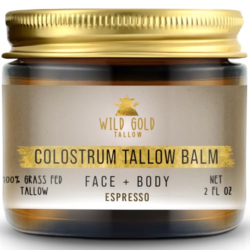 Wild Gold Tallow Balm with Colostrum & Emu Oil - Natural Face & Body Moisturizer