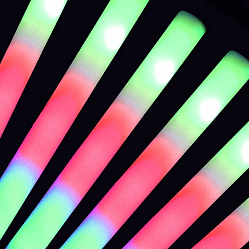 100 LED Foam Party Sticks Lights - Multi-Color Modes for Weddings, Birthdays & Events - Variation of THIS listing