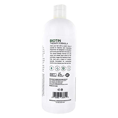 Mill Creek Biotin Therapy Shampoo - 32 fl oz for Hair Growth & Strength