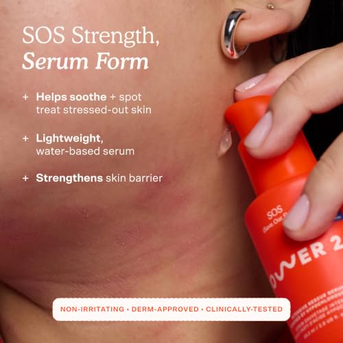 Tower 28 SOS Rescue Face Serum - Sensitive Skin Soothing & Redness Reduction